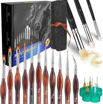Jakie są najlepsze szczegółowe hobby Model robienie szczotki Set do malowania miniatury