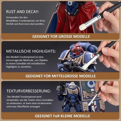 Jakie są najlepsze szczegółowe hobby Model robienie szczotki Set do malowania miniatury